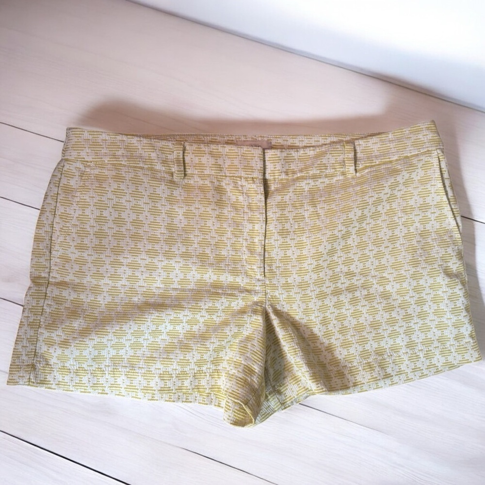 LOFT Yellow Bermuda Shorts Vibrant Summer Essential